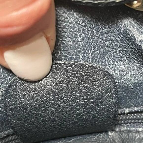 Gucci Supreme Vintage Monogram Bucket Bag Navy - Picture 9 of 12